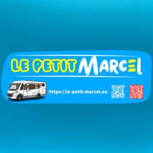 Le Petit Marcel - Sticker en vinyle 20 cm